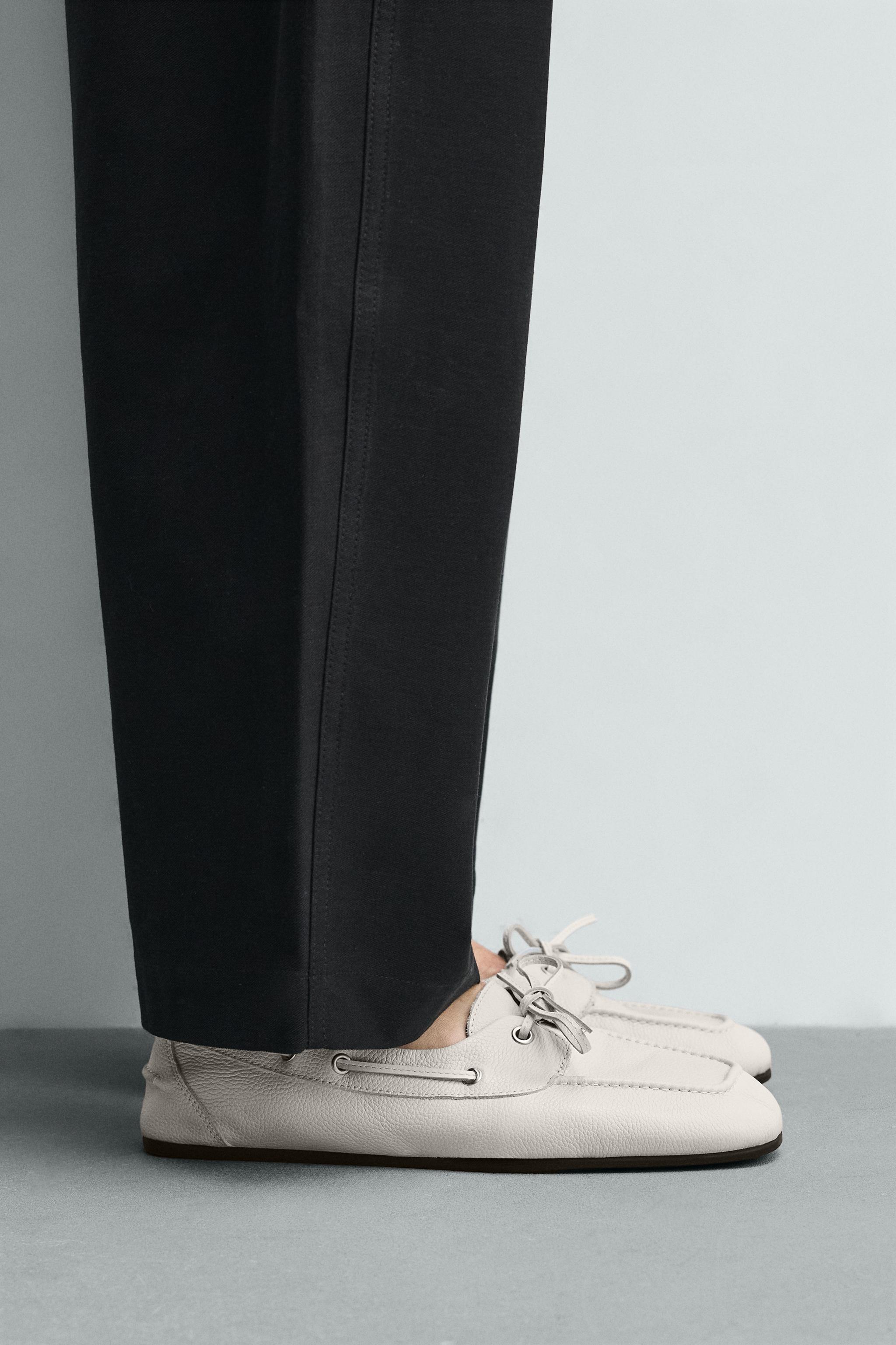 CHAUSSURES BATEAU EN CUIR